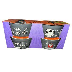 Disney The Nightmare Before Christmas Ramekins 4 Different Designs Set Of 4